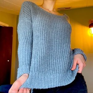 Cute knitted sweater!